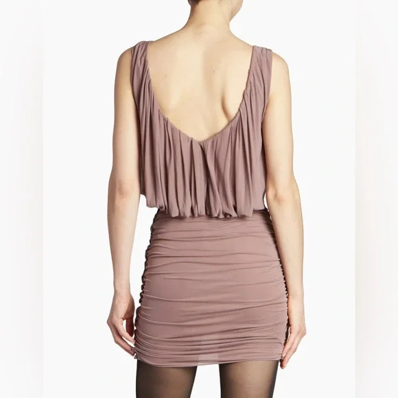 Saint laurent silk ruched dress size 40 EU brand new with tags - Picture 3 of 9